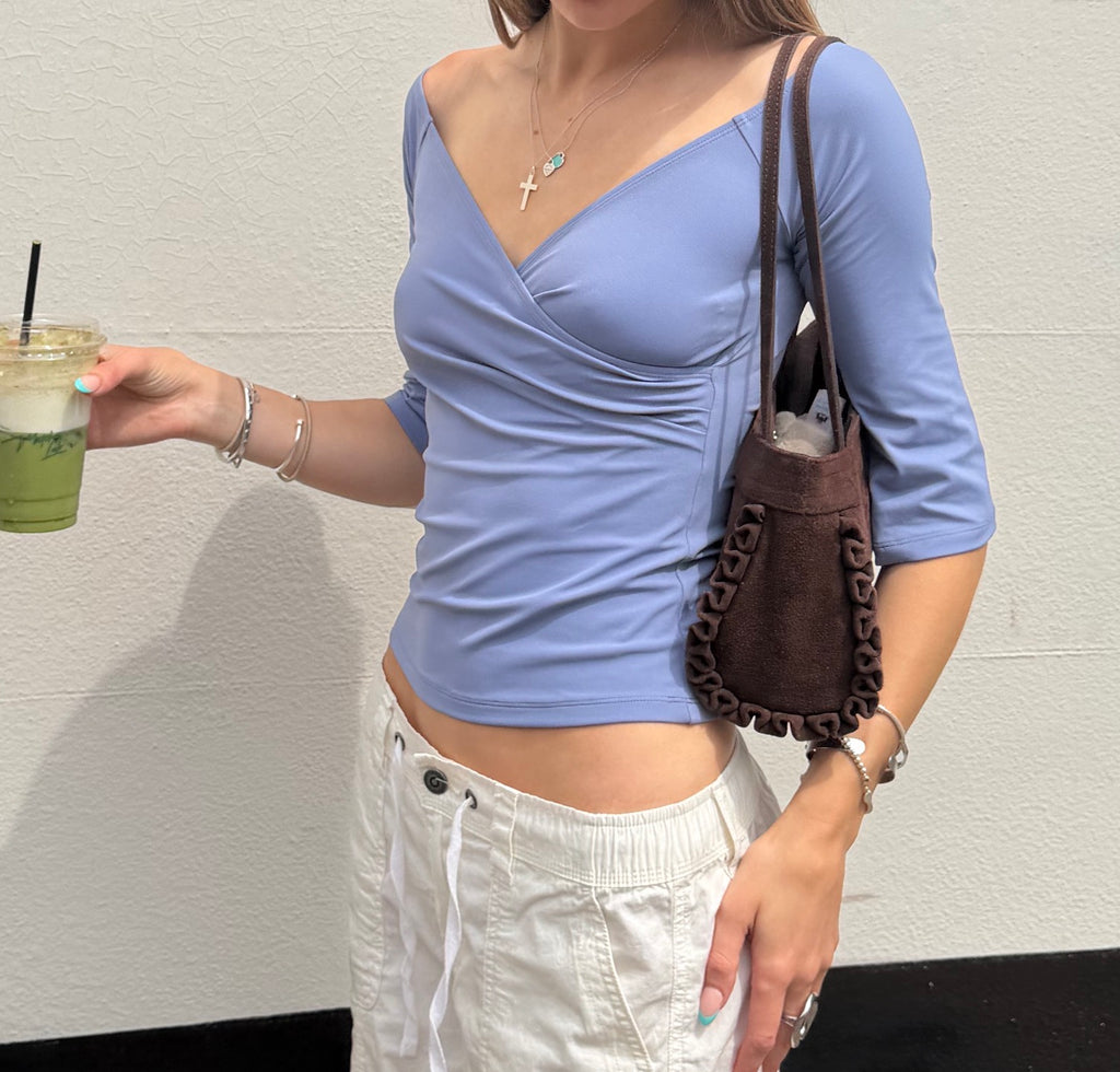 Isabella top - denim blue
