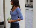 Isabella top - denim blue